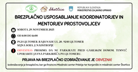 Vabilo na usposabljanje