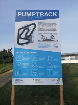 Kolesarski poligon "pumptrack" v Ljutomeru